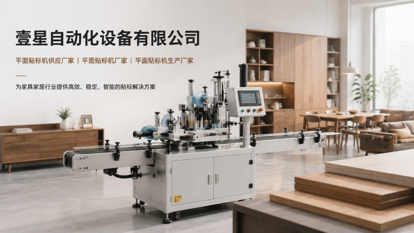 英德家具贴标贴胶自动化设备